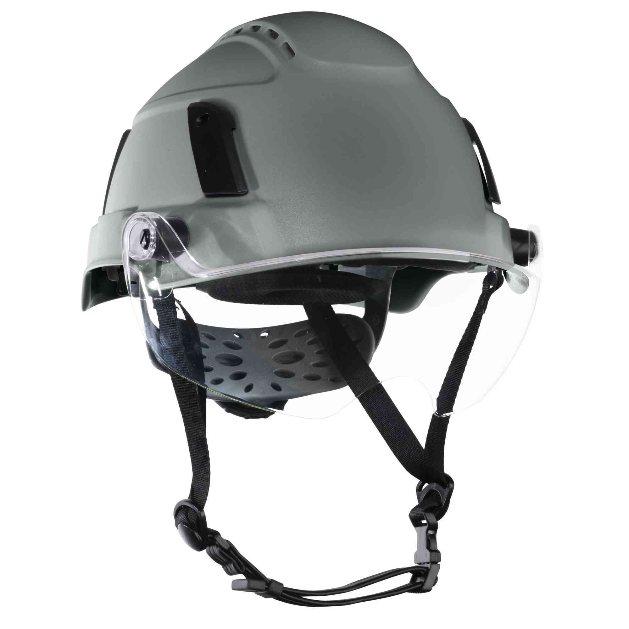 Jackson Safety - Safety Helmet - XS2-550V Series - Type 2+ - Vented - With Flip-Up Visor - Gray - Model # 22178